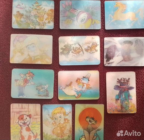 Календарики СССР (голография)