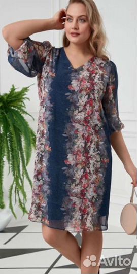 Платье женское в размере плюс,Турция