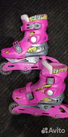 Роликовые коньки детские раздвижные