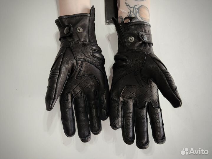 Мотоперчатки женские Rebelhorn Hunter черные