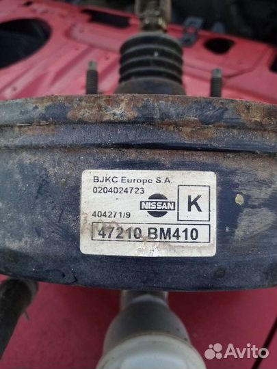 Вакуум тормозной Nissan Almera N16 QG15 98л.с
