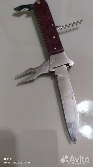 Нож складной СССР Зубры