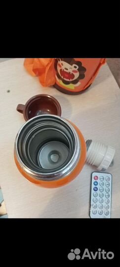 Термос детский с трубочкой