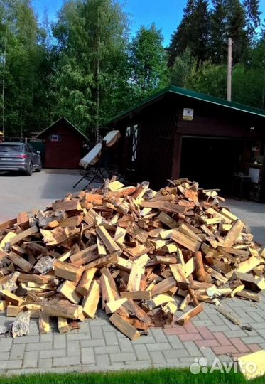 Дрова Осина подготовленные с доставкой любого объе
