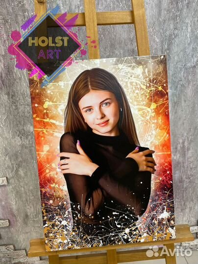 Портрет на холсте по фото