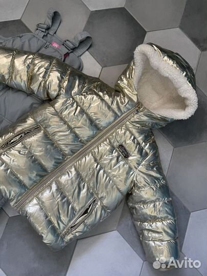 Осенний костюм для девочки 92