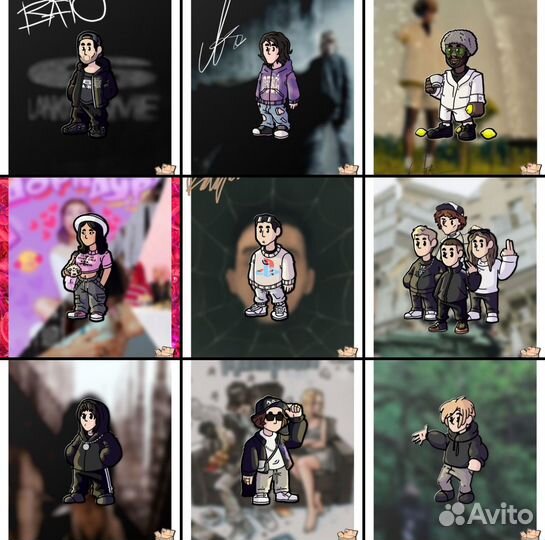 Spot cartoon росписи album community au