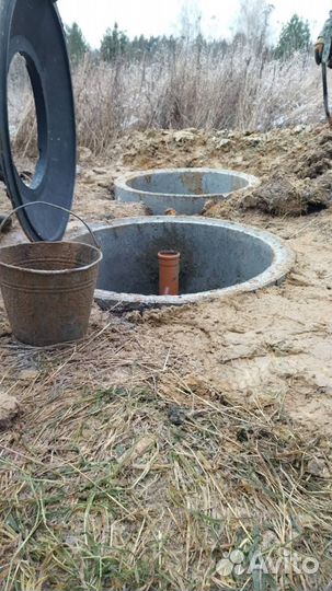 Септик из колец из жби колец