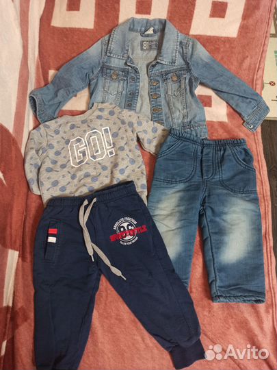 Пакетом вещи для мальчика 74 80 86