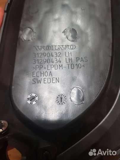 Новая заглушка птф левая Volvo XC60 I (хром)