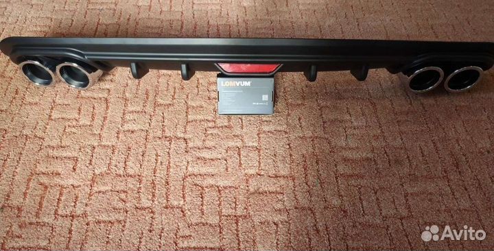 Молдинг заднего бампера универсальный