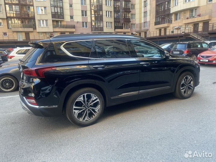 Hyundai Santa Fe 2.2 AT, 2019, 103 500 км