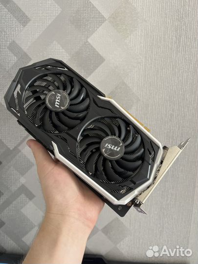 Видеокарта MSI armor GTX1660TI 3 мес