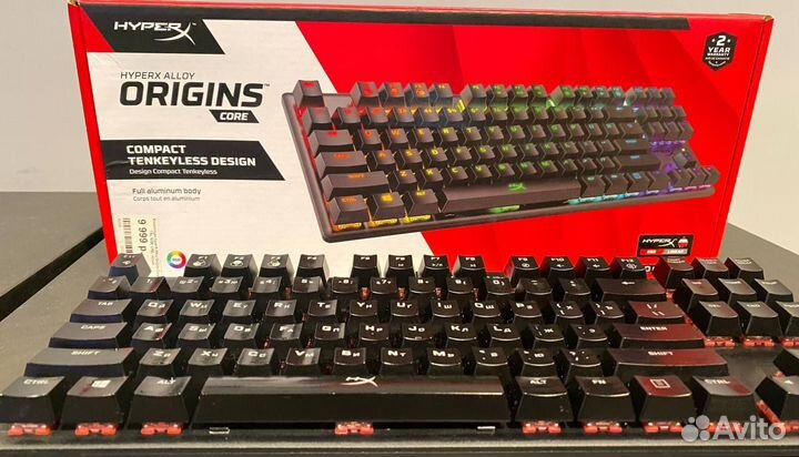 Клавиатура проводная HyperX Alloy Origins Core TKL