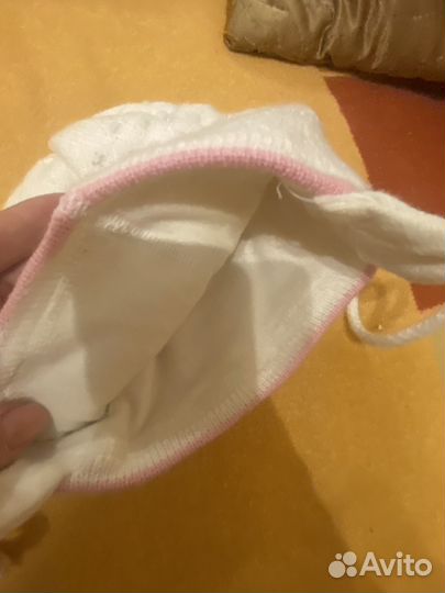 Шапочкаи для девочки на годик