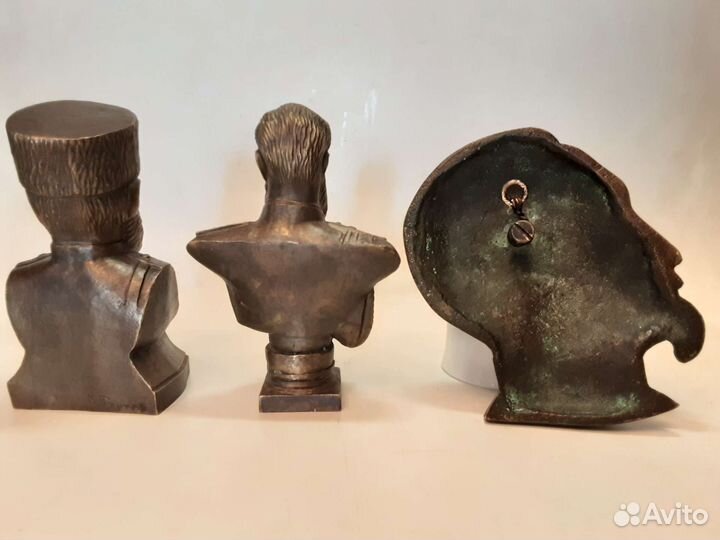 Бюсты бронза.Старые.(Неноводел, не Китай).Большие