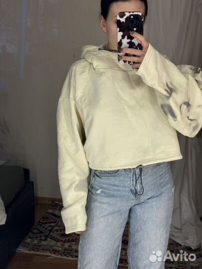 Укороченная толстовка y2k дизайнерская