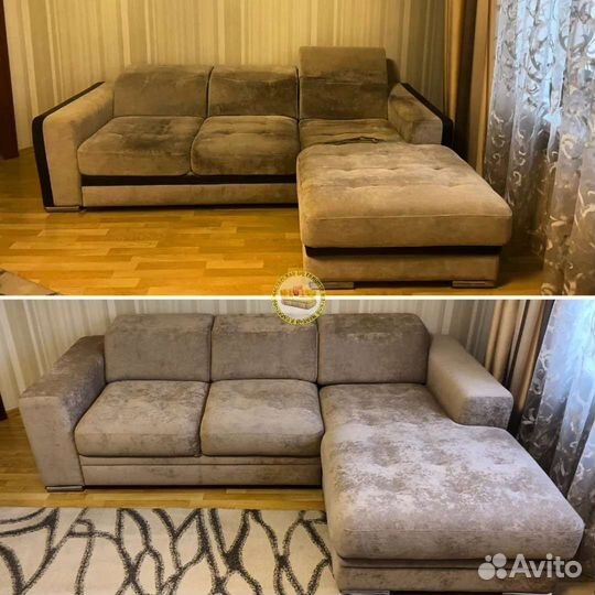 Перетяжка мягкой мебели