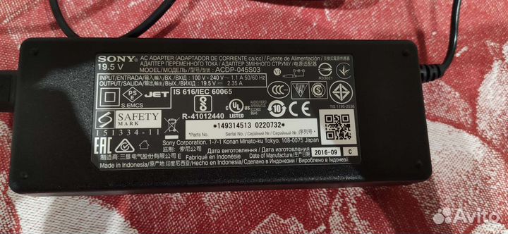 Блок питания acdp-045S03 для телевизора Sony