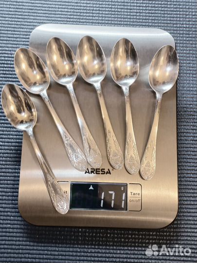 Серебряные чайные ложки СССР зiд раритет