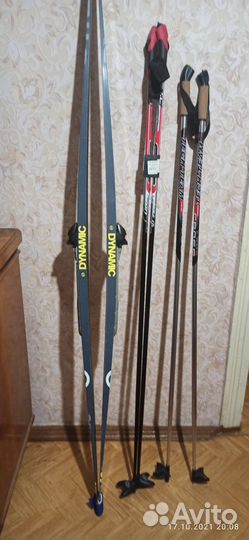 Лыжи Dynamic VR 46 Wax + ботинки Salomon combi