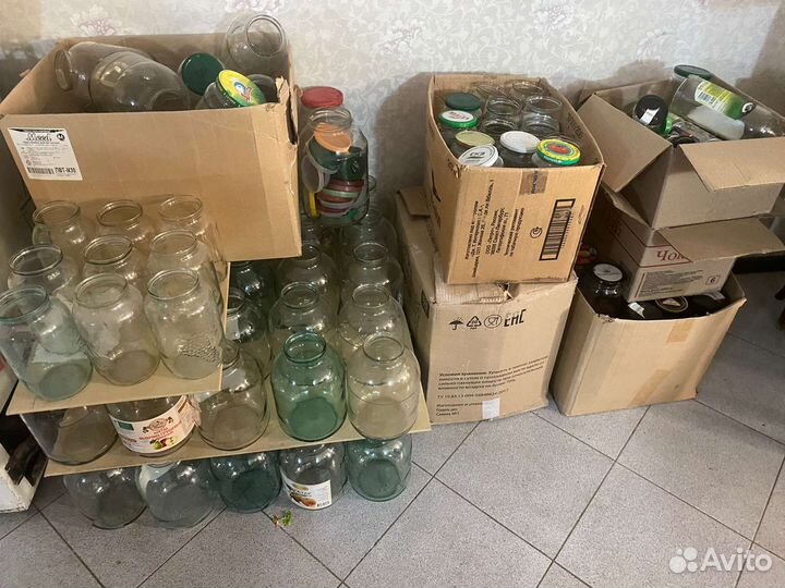 Банка стеклянная 1л/700мл/500мл