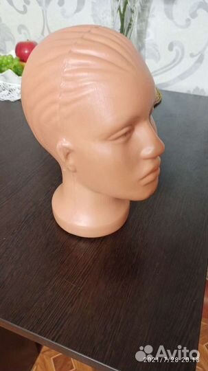 Муляж головы пластик