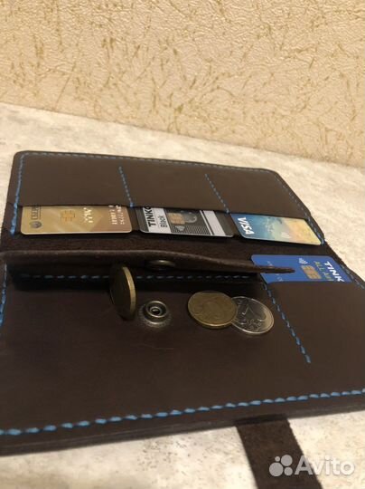 Кошелек кожаный ручная работа