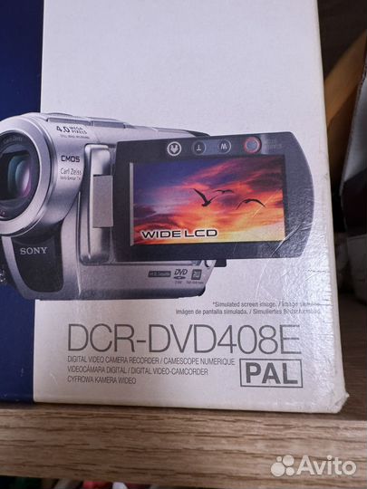 Видеокамера sony dcr-dvd 408E