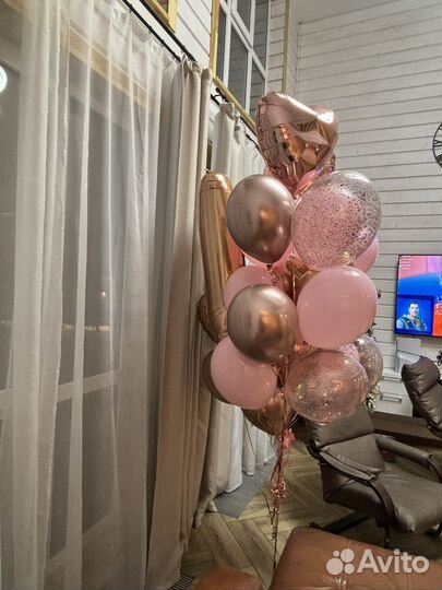 Воздушные шары фонтан