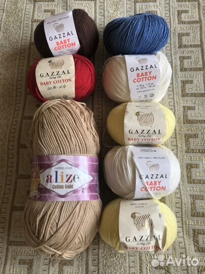 Пряжа gazzal baby cotton