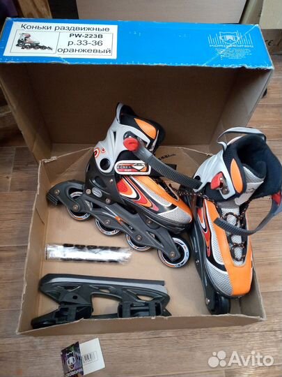 Ролики Коньки 2в1 33-36
