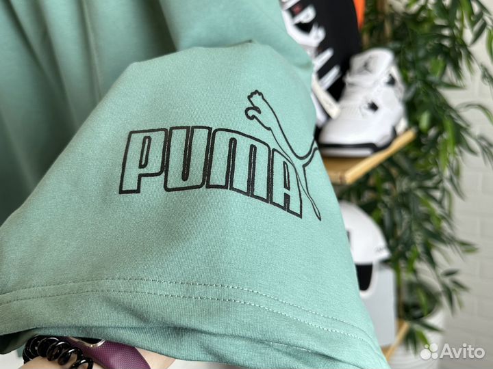 Костюм спортивный Puma (футболка + шорты) XL-4XL з