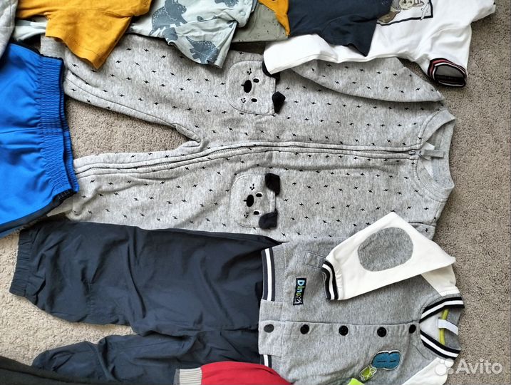 Детские вещи пакетом на мальчика 80,86,92
