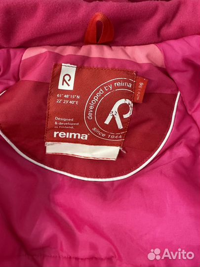 Зимний костюм для девочки 86