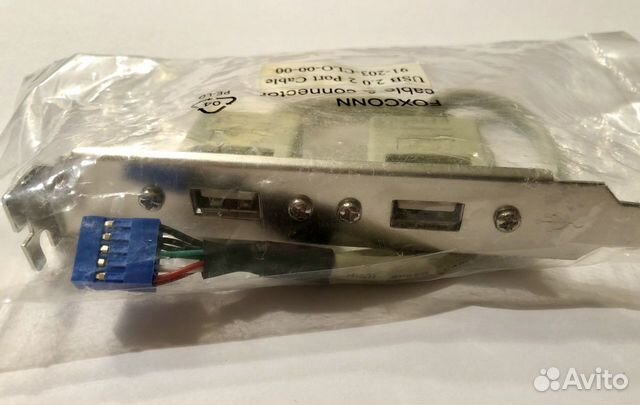Адаптер foxconn USB для компьютера 2xUSB 2.0