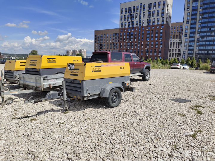 Аренда компрессора с отбойными молотками