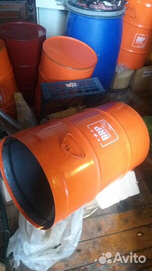 Бочки пластм,метал от30л-240л