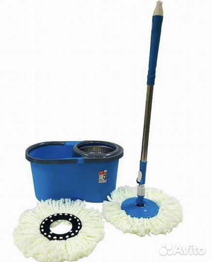 Ведро и швабра самовыжимающая без насадок