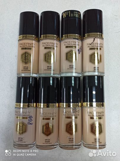 Max Factor помада тональный крем, пудра Creme Puff