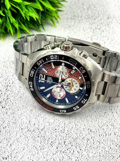 Шикарные мужские кварцевые часы Tag Heuer