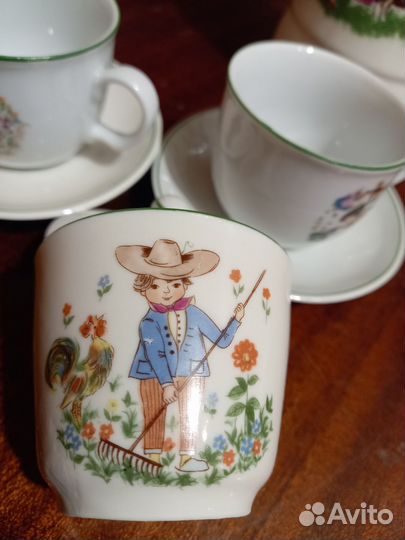 Кофейный сервиз керамика СССР