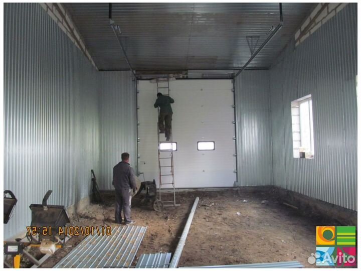 Секционные ворота alutech