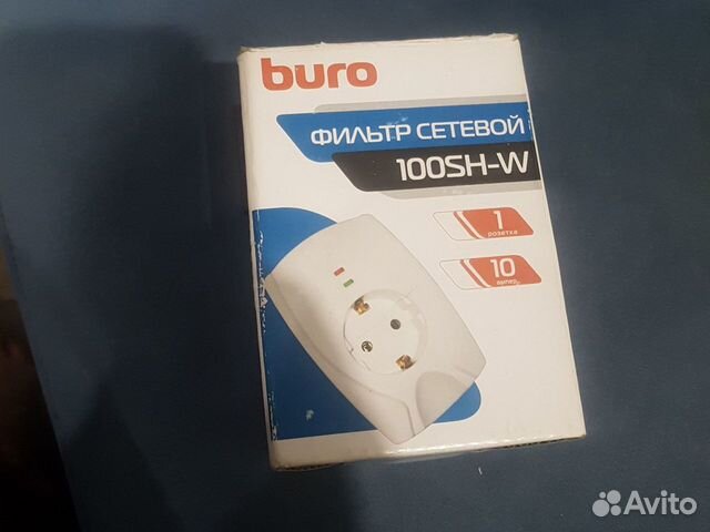 Сетевой фильтр Buro 100sh-w