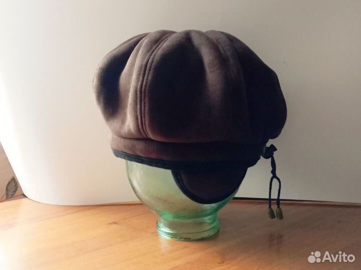 Берет замшевый зимний восьмиклинка 56-58