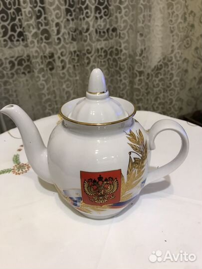 Чайный сервиз Дулёво с российской символикой Новый