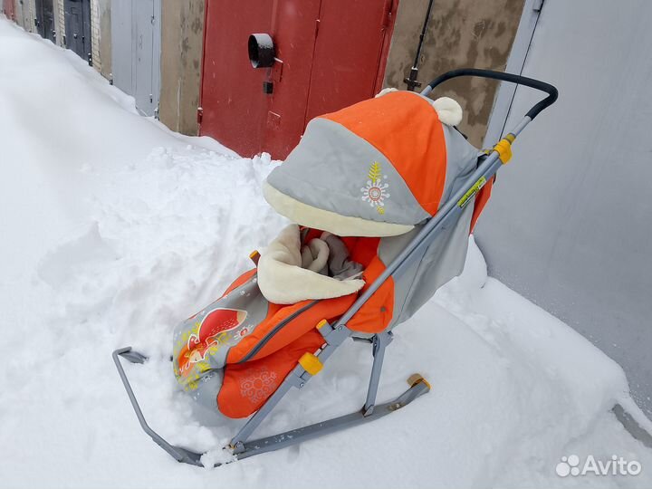 Детские санки с колесами