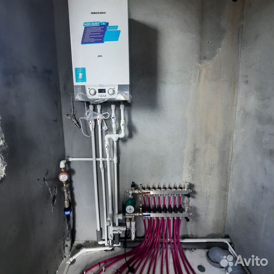 Монтаж отопления Тёплые полы