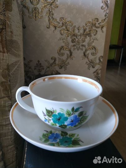 Чайная пара цветы