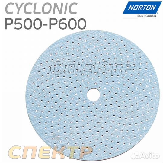 Абразив на поролоне Norton cyclonic Р500-Р600
